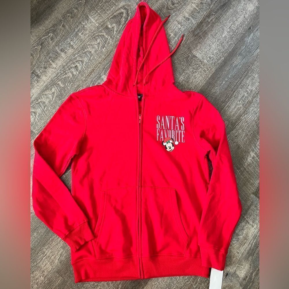 Disney's Mickey and‎ Friends Santa's Favorite Hoodie -Size Small